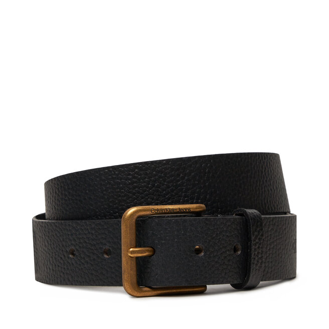 Pasek Męski Calvin Klein Classic Casual - Czarny