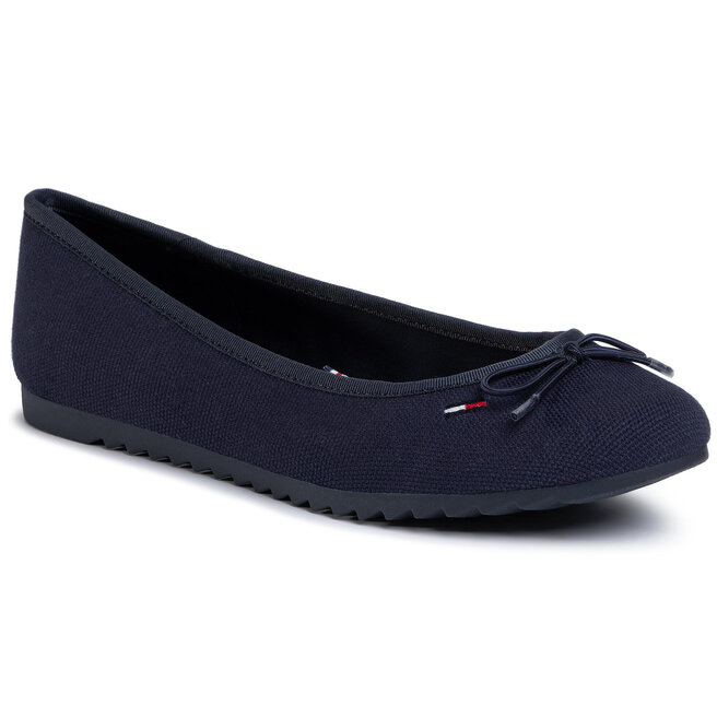 Ballerinas Tommy Jeans Color Block Ballerina EN0EN00818 Twilight Navy C87 | eschuhe.de