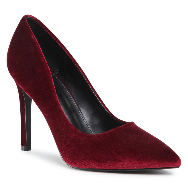 DeeZee Pantofi cu toc subțire DeeZee KLXT5520-12K Burgundy