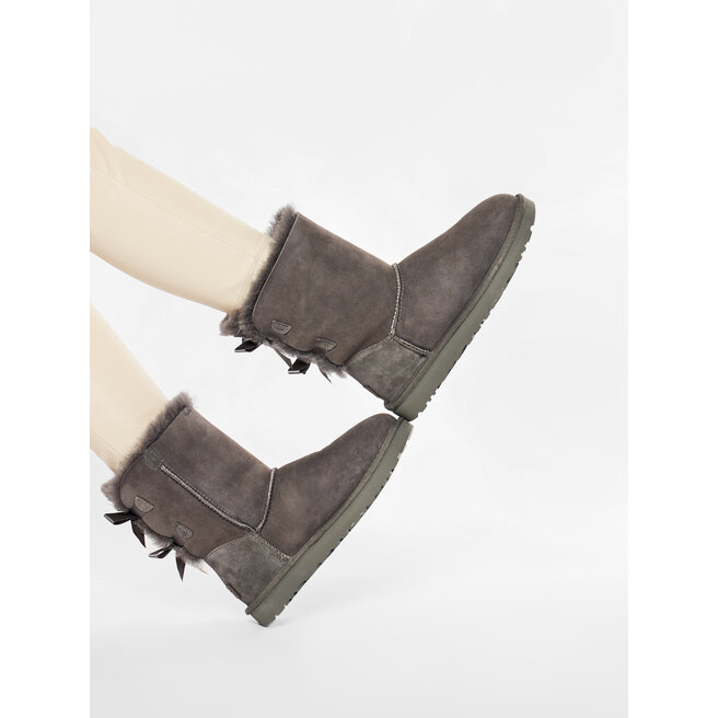 Śniegowce Ugg W Bailey Bow II 1016225 Szary - kobiece