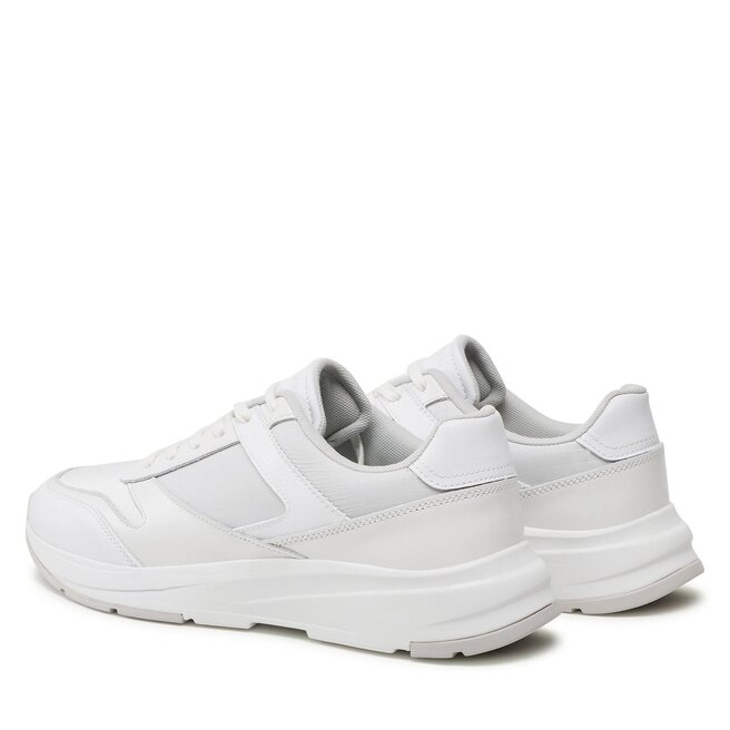 Calvin Klein Sneakers Calvin Klein Low Top Lace Up Mix HM0HM00901 White/Light Grey 0K8