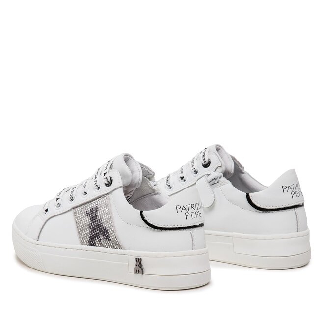 Patrizia Pepe Сникърси Patrizia Pepe PJ212.01 M Bianco/Nero