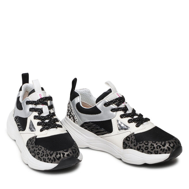 Geox Сникърси Geox J Bubblex G. B J04CNB 014BS C0504 S Black/White