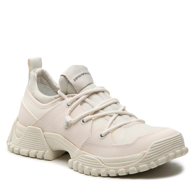 Sneakers Emporio Armani X4X584 XN648 R393 Off White/Off White Armani imagine noua
