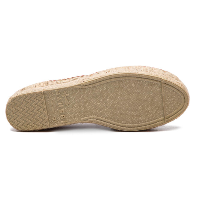 Manebi Еспадрили Manebi Sneakers D W 1.4 E0 Pastel Rose Suede