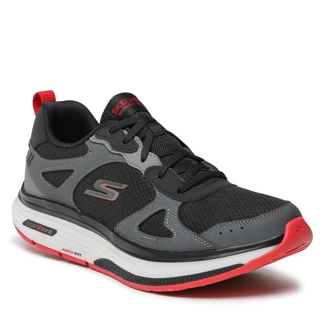 Sneakers Skechers Go Walk Workout Walker 216441/BKGY Black/Grey 216441/BKGY imagine noua