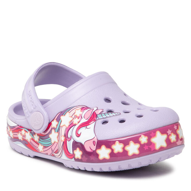 Girls unicorn crocs