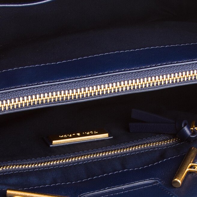 Tory Burch Táska Tory Burch Fleming Small Tote 48892 Royal Navy 403