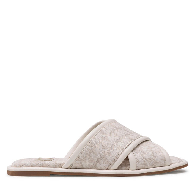 Klapki MICHAEL Michael Kors Gideon Slide - Beżowy