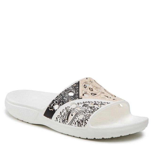 Crocs Чехли Crocs Classic Crocs Bandana Slide 208064 Cha/White