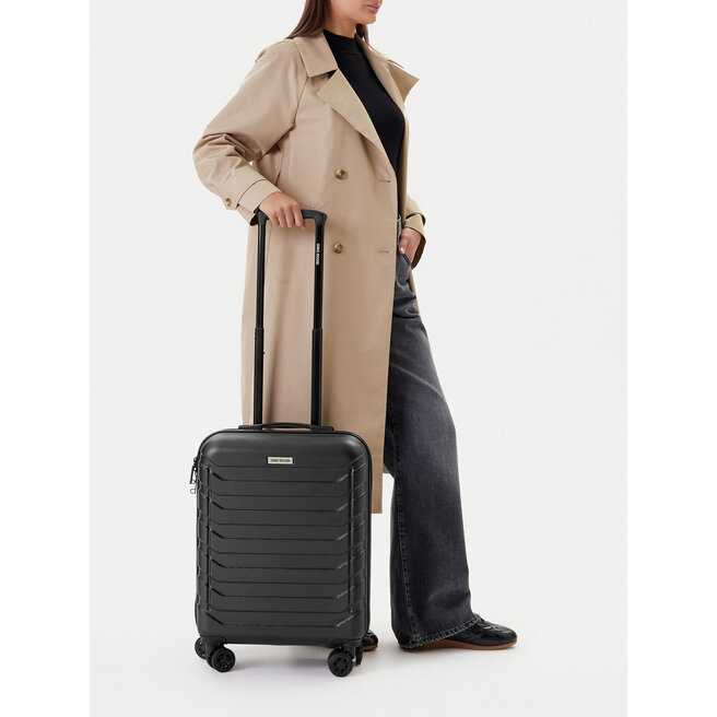 Walizka kabinowa Gino Rossi GIN-S-001-05-BLACK Czarny -