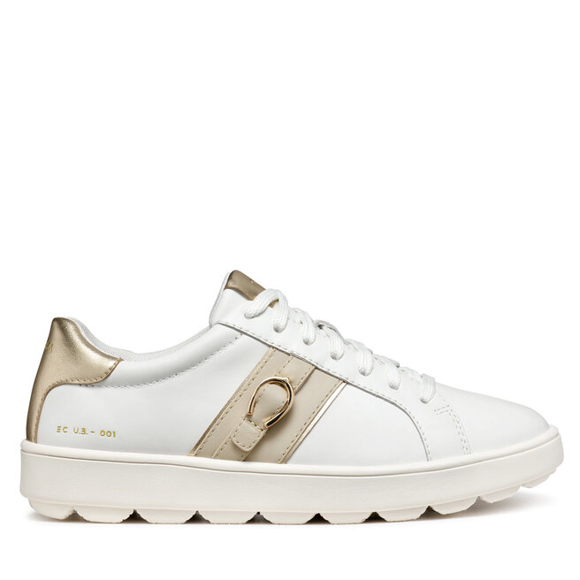 Sneakersy Geox D Spherica ECUB-1 D46WEA 00085 - Biały