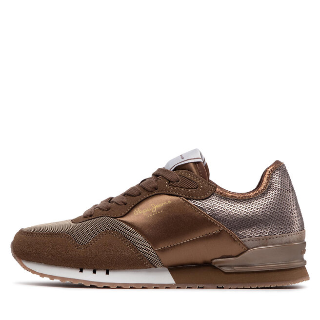 Pepe Jeans Sneakersy Pepe Jeans London W Sequins PLS31382 Concrete 840