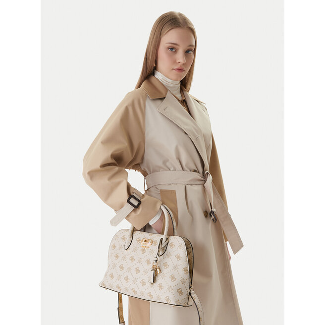 Torebka Guess Emelie Logo HWGP99 28060 Écru -