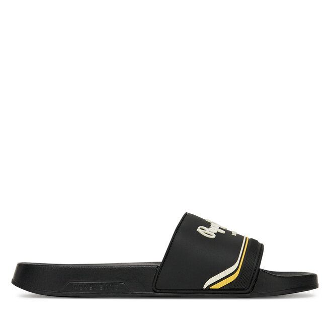 Klapki Pepe Jeans Slider Origin M - Czarny