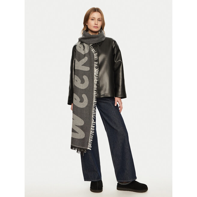 Szal Weekend Max Mara Flores - Czarny