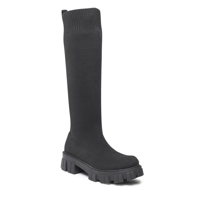 DeeZee Kozačky DeeZee WS5553-10 Black