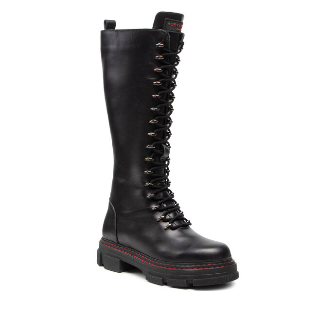 Cizme Kurt Geiger High Leg Boots 8486206109 Blk/Red 8486206109 imagine noua gjx.ro
