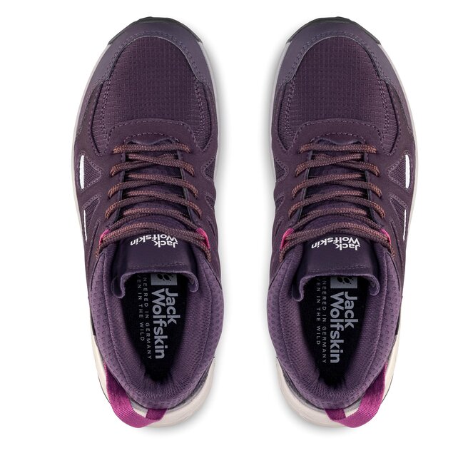 Jack Wolfskin Bakancs Jack Wolfskin Woodland 2 Texapore Mid W 4051331 Purple/Phantom