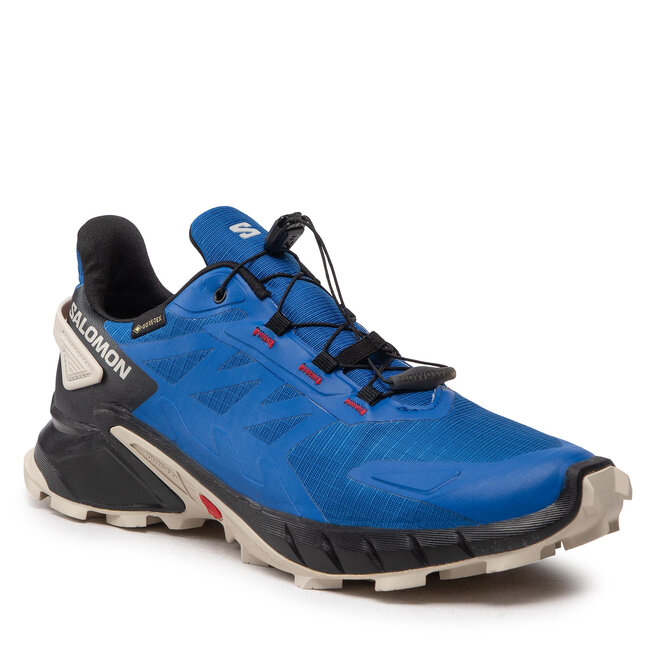 Pantofi Salomon Supercross 4 Gtx GORE-TEX 417320 26 V0 Nautical Blue/Black/Rainy Day 417320 imagine noua gjx.ro