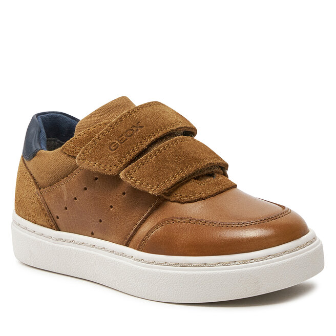 Basket Bebe Geox B NASHIK BOY (Marron) - Baskets Chez (878793 Geox Enfant Garcon