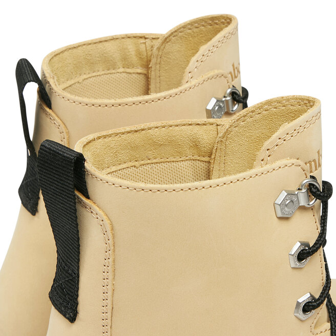 Timberland Polokozačky Timberland Everleigh Boot 6In Laceup TB0A61PZEF61 Light Yellow Nubuck