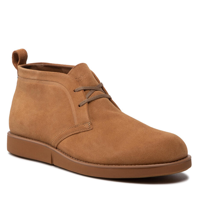 Botines planos Calvin Klein Hybrid Desert Boot HM0HM00632 Caramel