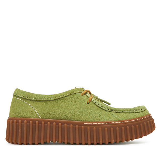 Półbuty Clarks Torhill Bee - Zielony