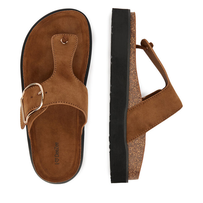 Japonki DeeZee CEO-LB-P2180 Brązowy -