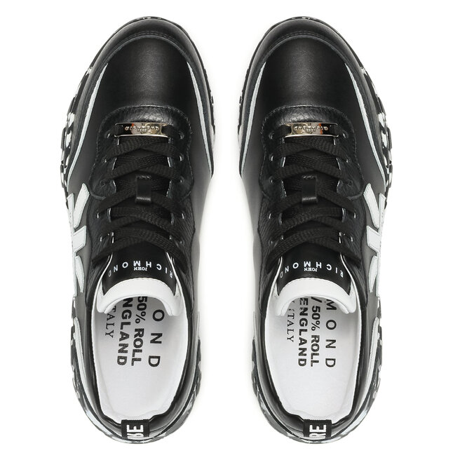 John Richmond felpa Faram con logo strass nero main image 0