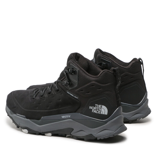 The North Face Trekingová obuv The North Face Vectiv Exploris Mid Futurelight Lthr NF0A5G395PZ1 Tnf Black/Tin Grey