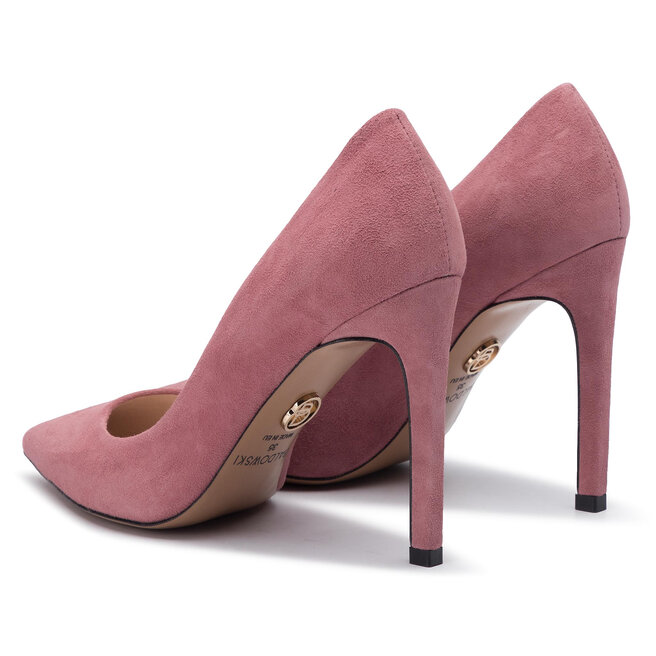 Baldowski Pantofi cu toc subțire Baldowski D00580-1451-212 Zamsz Rosa Antico