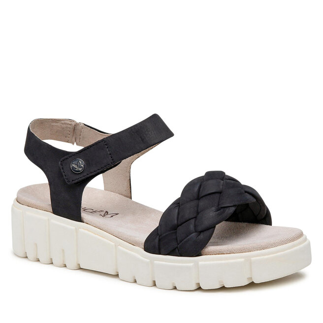 Sandale Caprice 9-28256-28 Black Nubuc 008