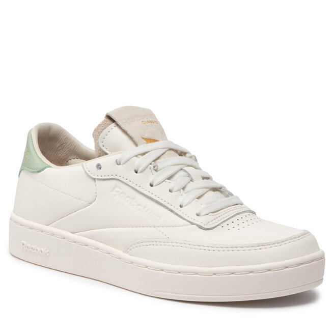 Pantofi Reebok Club C Clean GX3693 Chalk/Chalk/Lgtsag