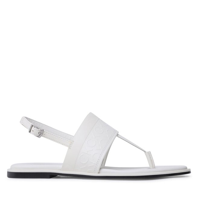 Sandały Calvin Klein Almond Tp Sandal - Écru