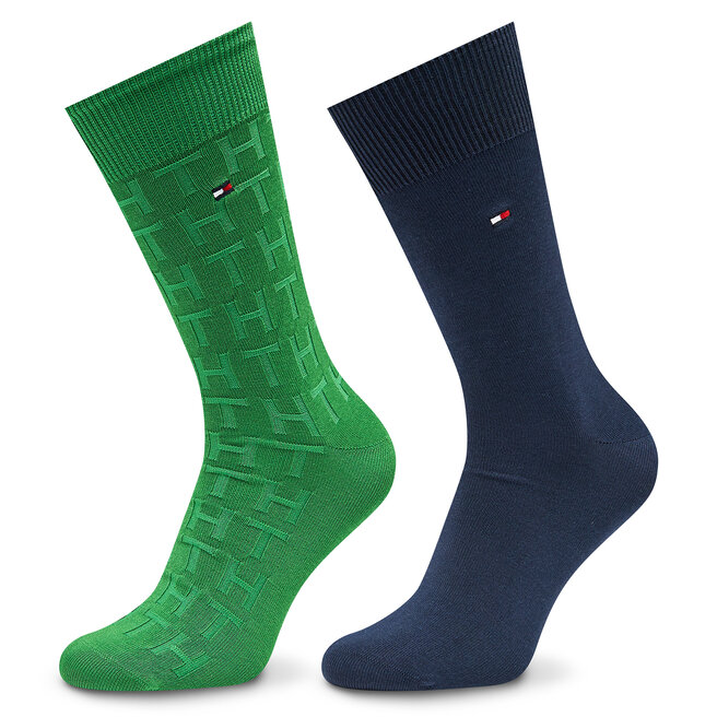 Șosete Lungi pentru Bărbați Tommy Hilfiger 701222634 Green 003 003 imagine noua