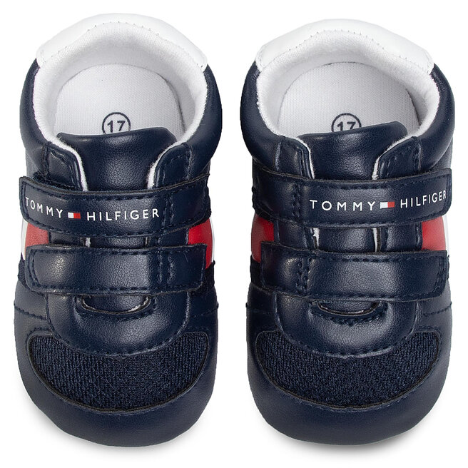 Tommy Hilfiger Sportcipő Tommy Hilfiger Velcro Shoe T0B4-30191-0271 Blue/White X007