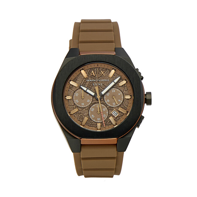Zegarek Armani Exchange Sync AX4293 Brązowy -