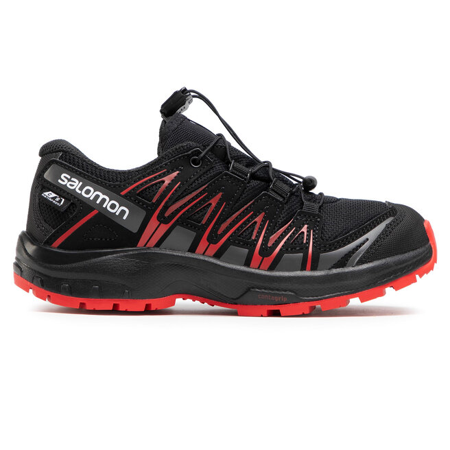 Botas de montaña Salomon Pro 3D Cswp J 407468 10 W0 Black/Black/High Risk zapatos.es