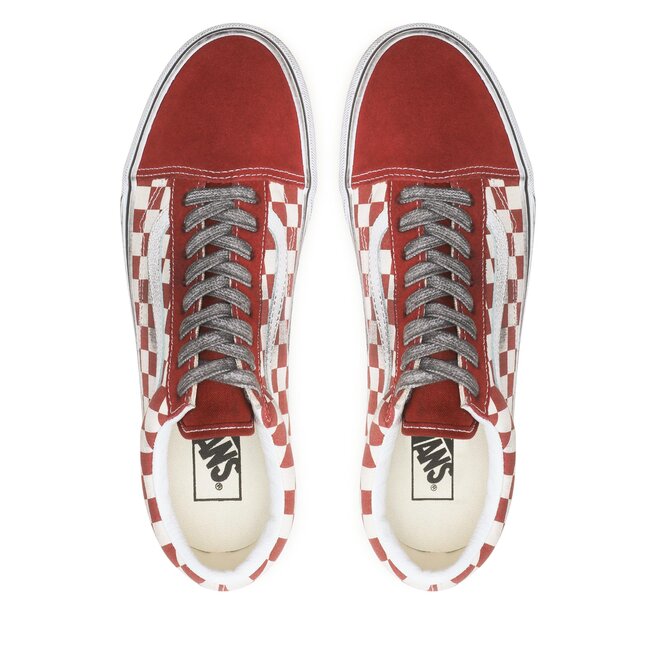Vans old skool discount red and white checkered