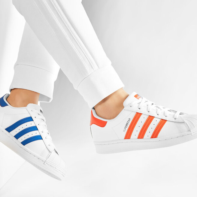 Äevlji adidas Superstar J FZ0648 Ftwwht/Blue/Goldmt â¢ Eobutev.si