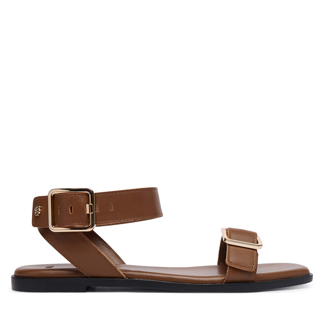 Sandały BOSS Charlize 50563332 Brązowy - kobiece