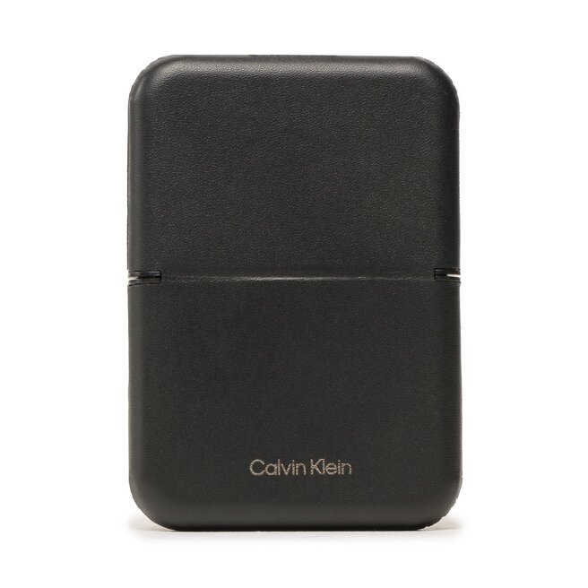 Calvin Klein Custodie per carte di credito Calvin Klein Duo Stitch Hard Case Ccholder K50K510321 BAX