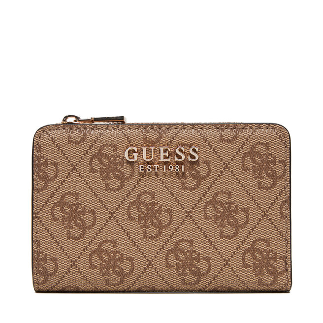 Mały Portfel Damski Guess Laurel II Slg SWSG74 - Brązowy