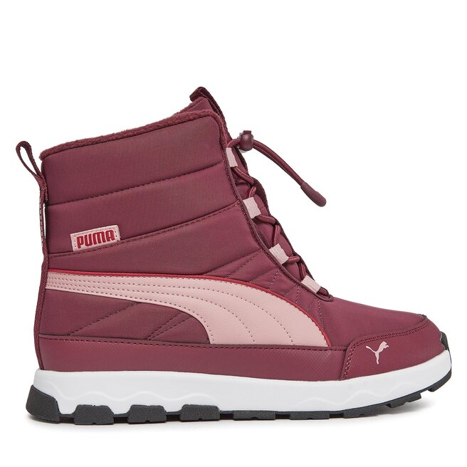 Śniegowce Puma Evolve Boot Jr - 04 Bordowy