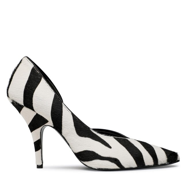 Patrizia Pepe Обувки на ток Patrizia Pepe 2Z0077/L056-X2BD Black/White