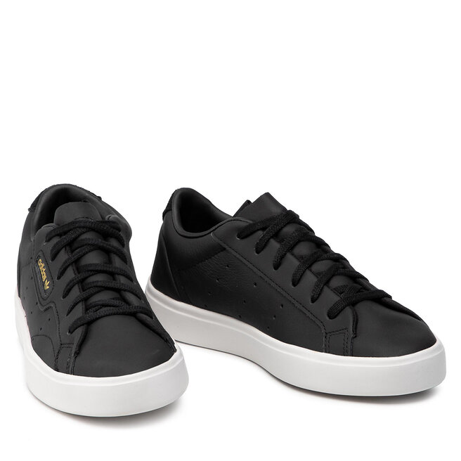 Buty adidas Sleek W CG6193 Cblack Cblack Crywht eobuwie .pl