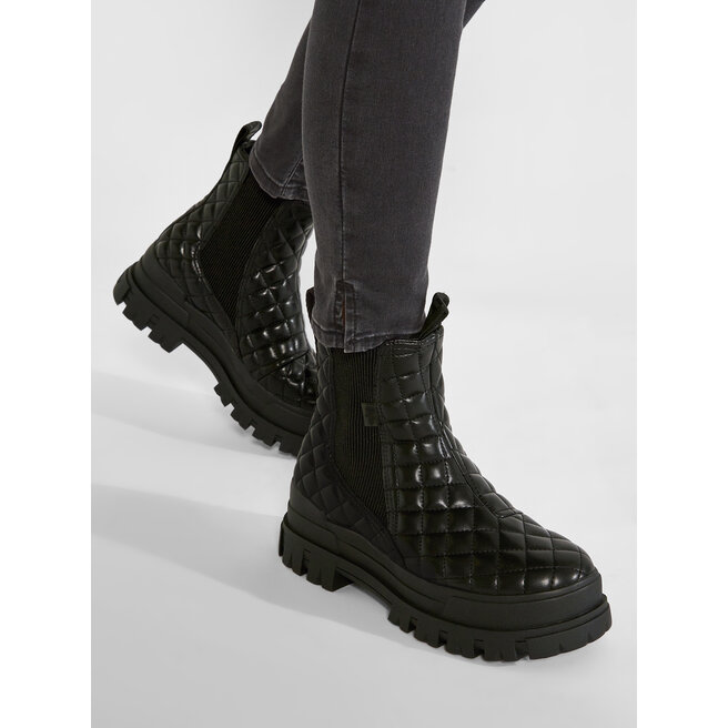 Buffalo Боти тип челси Buffalo Aspha Chelsea Mid BN16221481 Black Pad