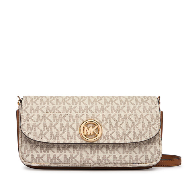 Torebka MICHAEL Michael Kors Nolita 32S6GY5C5B Kremowy -