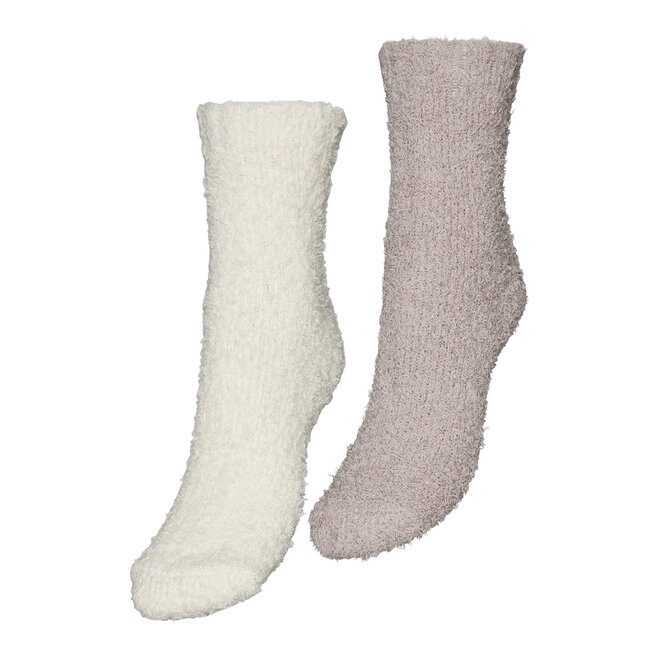 2 pares de calcetines altos para mujer Vero Moda 10303981 Birch